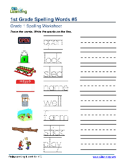 1st Worksheets – TheWorksheets.CoM – TheWorksheets.com