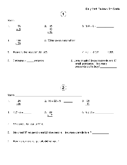 5th grade math worksheets theworksheets com theworksheets com