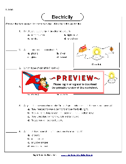 Electricity Worksheets – TheWorksheets.CoM – TheWorksheets.com