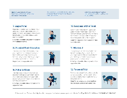 Chair Yoga Poses Worksheets – TheWorksheets.CoM – TheWorksheets.com