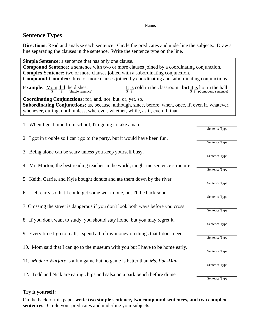 Complex Sentences Worksheets – TheWorksheets.CoM – TheWorksheets.com