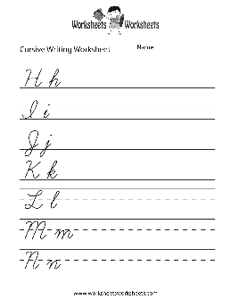 Cursive Writing WorksheetsPlease Worksheets – TheWorksheets.CoM ...