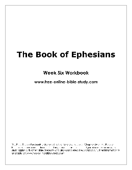 Ephesians 6 Worksheets – TheWorksheets.CoM – TheWorksheets.com