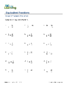 equivalent fractions worksheets theworksheets com theworksheets com