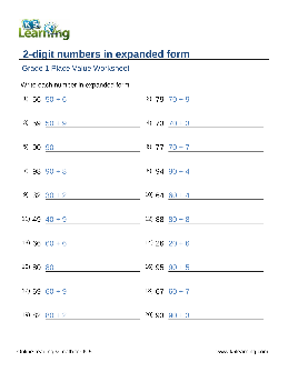 First Grade Place Value Manipulative Worksheets – TheWorksheets.CoM ...