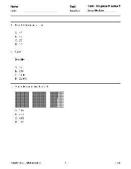 fourth grade math worksheets theworksheets com theworksheets com