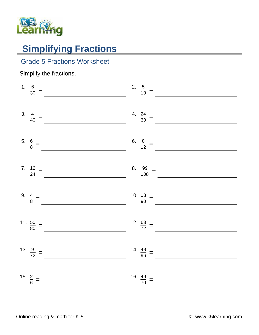 Fraction Worksheets – TheWorksheets.CoM – TheWorksheets.com