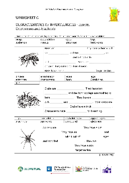 Invertebrates Worksheets – TheWorksheets.CoM – TheWorksheets.com