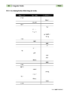 irregular verbs worksheets theworksheetscom theworksheetscom