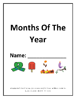 months of the year printables for kids