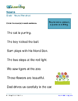 Nouns Worksheets – TheWorksheets.CoM – TheWorksheets.com