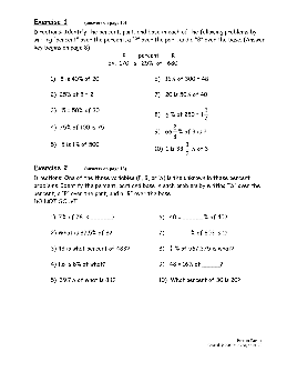 Percentages Worksheets – TheWorksheets.CoM – TheWorksheets.com