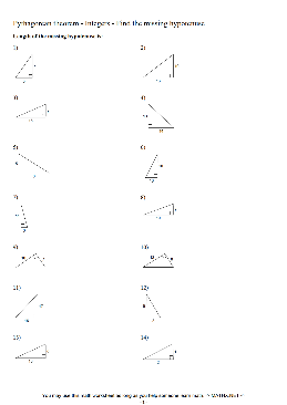 pythagorean worksheets theworksheets com theworksheets com