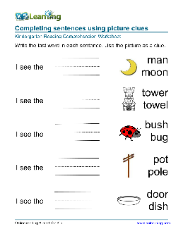 reading for kindergarten worksheets theworksheets com theworksheets com