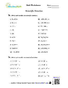 41 Scientific Notation Worksheet Answer Key - combining like terms