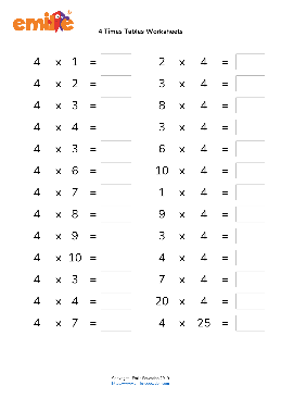 Timetables Worksheets – TheWorksheets.CoM – TheWorksheets.com