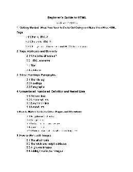 Web Design Worksheets – TheWorksheets.CoM – TheWorksheets.com